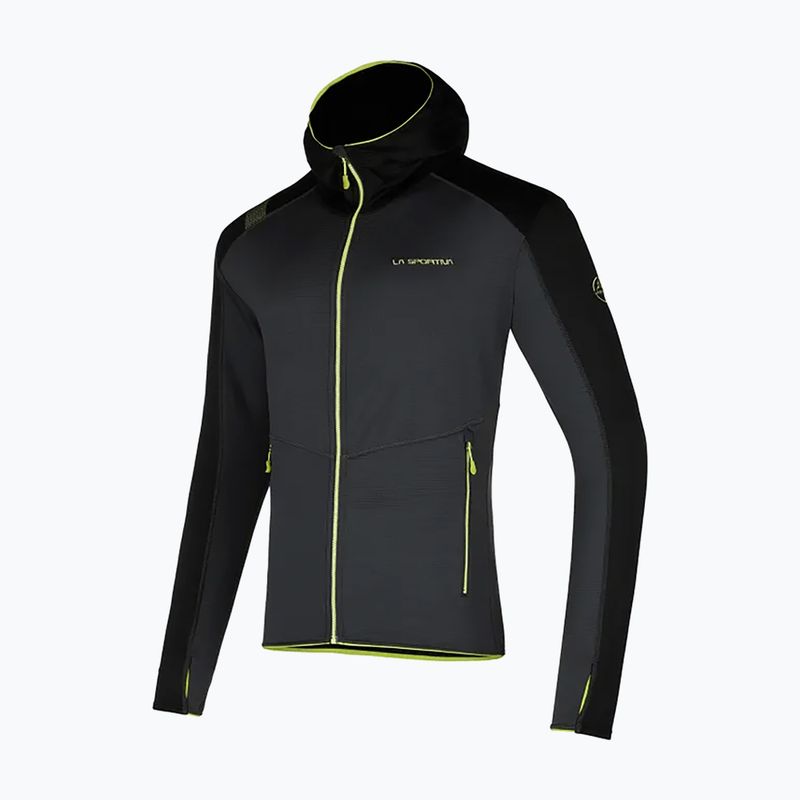 Кофта трекінгова чоловіча La Sportiva Upendo Hoody carbon/lime punch 7