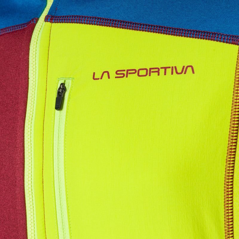 Кофта трекінгова чоловіча La Sportiva Elements sangria/electric blue 3