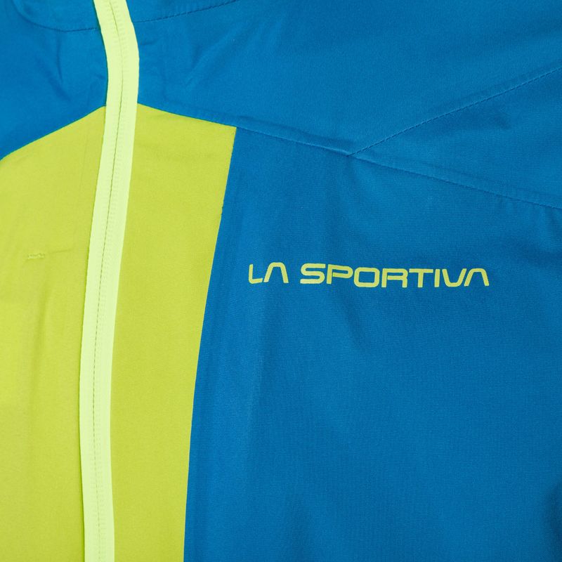 Куртка дощовик з мембраною чоловіча La Sportiva Crizzle EVO Shell lime punch/electric blue 3