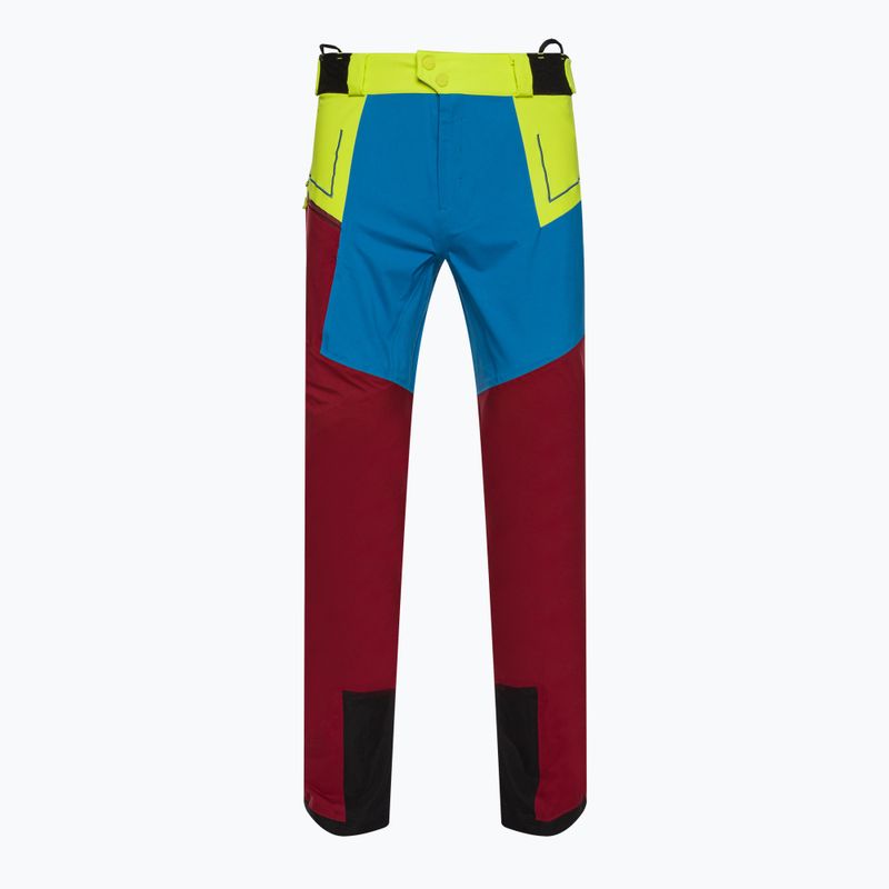 Штани туристичні з мембраною чоловічі La Sportiva Crizzle EVO Shell sangria/electric blue