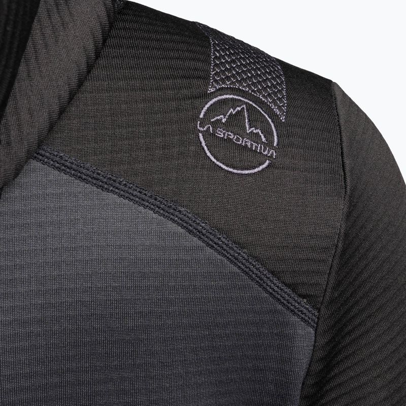 Кофта трекінгова жіноча La Sportiva Upendo Hoody carbon/cherry tomato 4