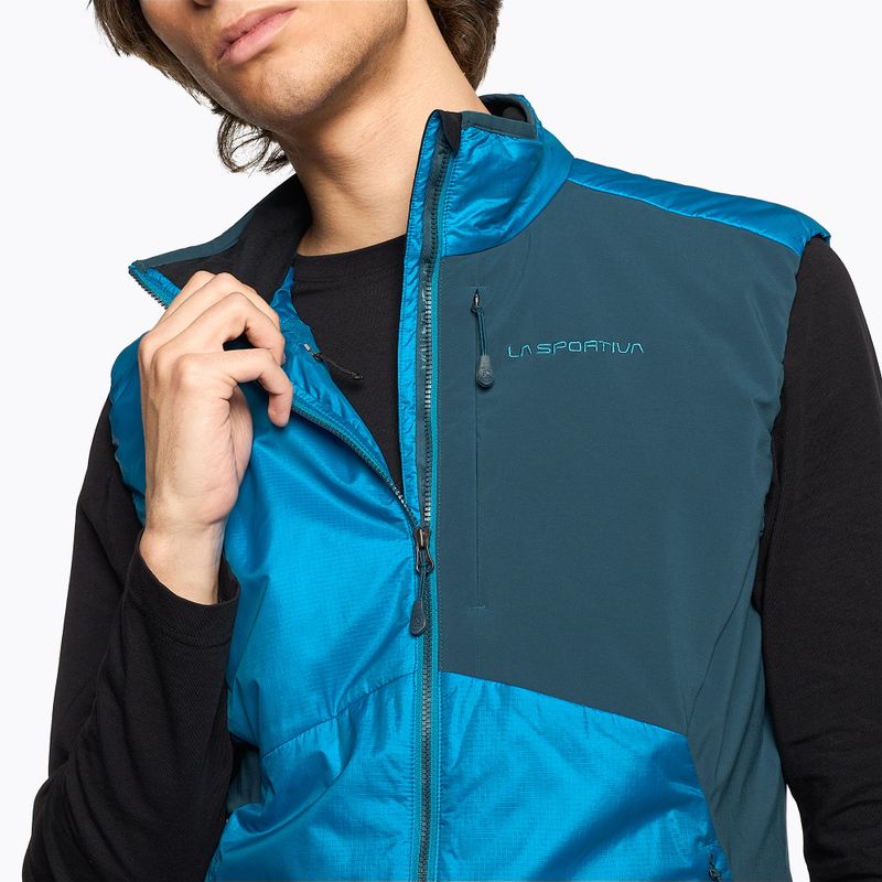 Жилет трекінговий чоловічий La Sportiva Ascent Primaloft Vest electric blue/storm blue 4