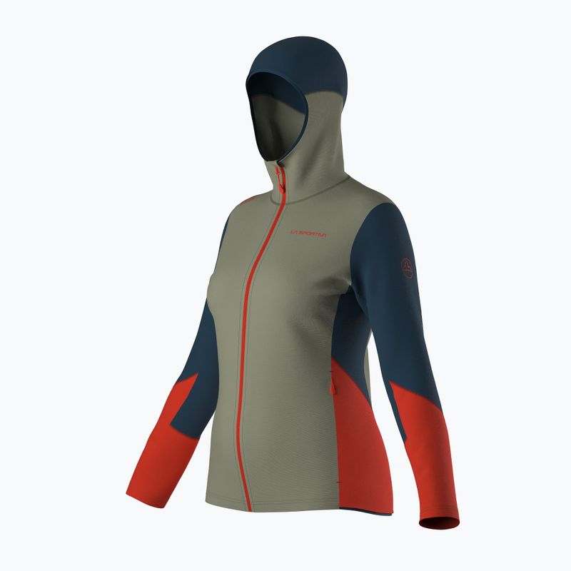 Кофта трекінгова жіноча La Sportiva Cosmic Hoody tea/storm blue 6
