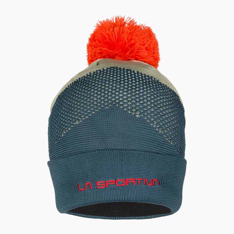 Шапка зимова La Sportiva Knitty Beanie storm blue/tea 2