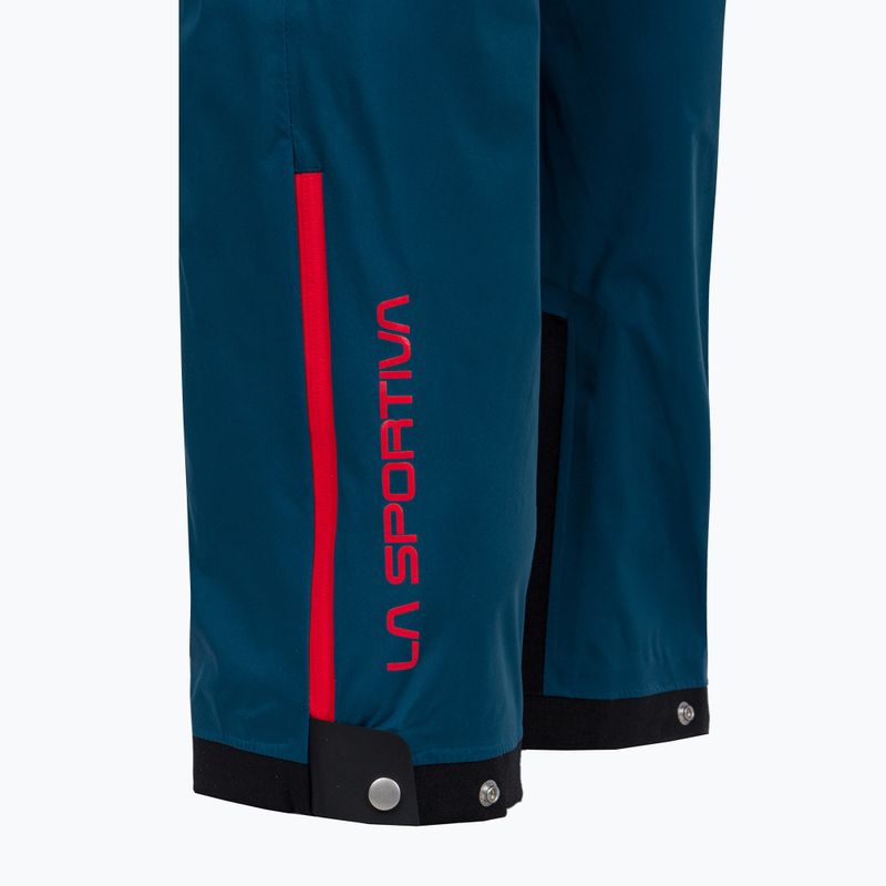 Штани туристичні з мембраною жіночі La Sportiva Crizzle EVO Shell storm blue/cherry tomato 4