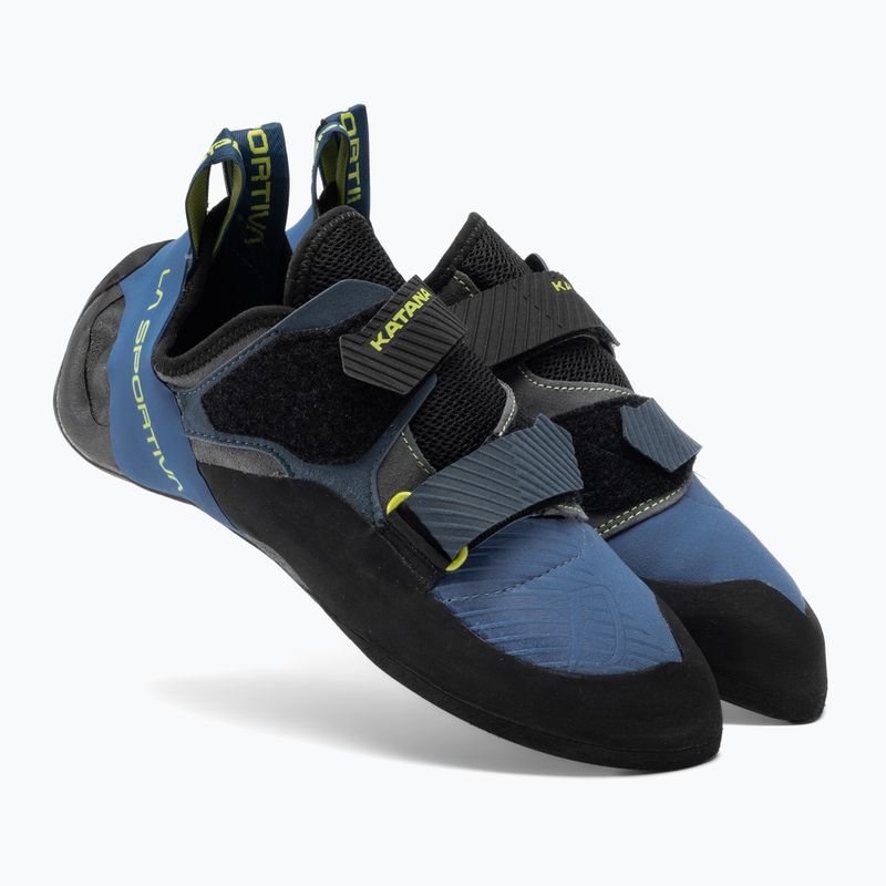 Черевики скелелазні чоловічі La Sportiva Katana electric blue/lime punch 4