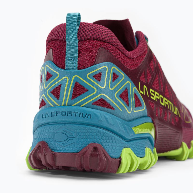 Кросівки для бігу жіночі La Sportiva Bushido II бордово-блакитні 36T502624 10