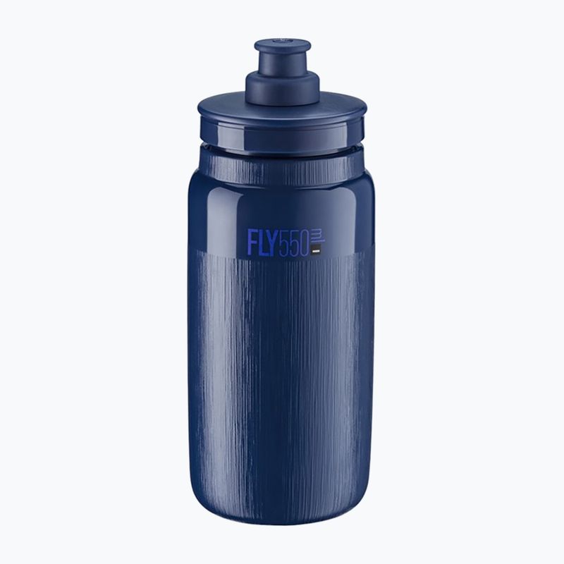 Пляшка велосипедна Elite FLY Tex 550 мл dark blue