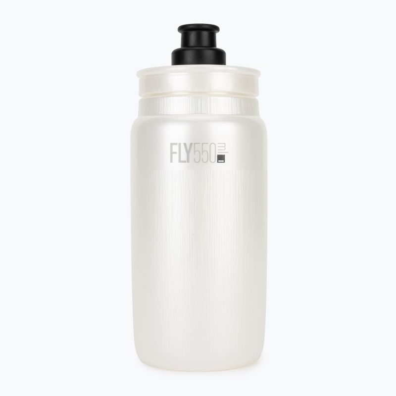 Пляшка велосипедний Elite FLY Tex 550 ml pearl white 2