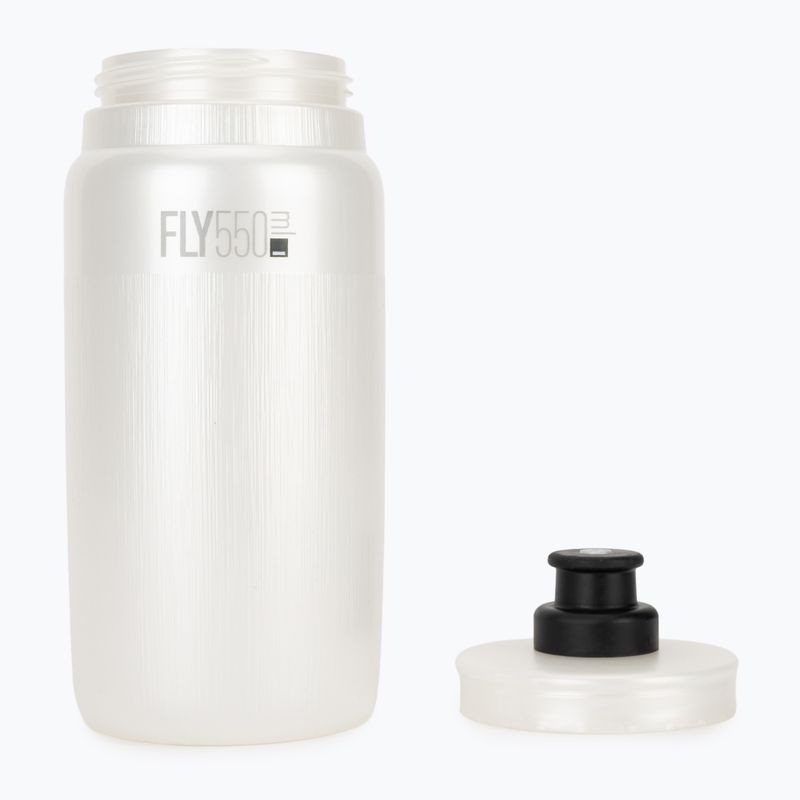 Пляшка велосипедний Elite FLY Tex 550 ml pearl white 4