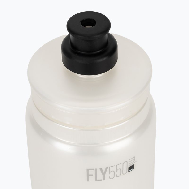 Пляшка велосипедний Elite FLY Tex 550 ml pearl white 6