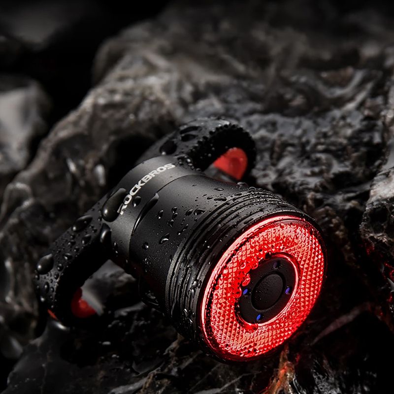 Ліхтарик велосипедний задній Rockbros TL907Q50 Taillight 60 Lumen black 11