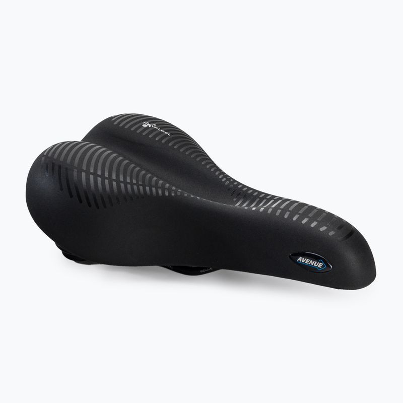Велосідло гелеве з еластомерами чоловіче Selle Royal Classic Moderate 60st. Avenue чорне 8466HGCA38096