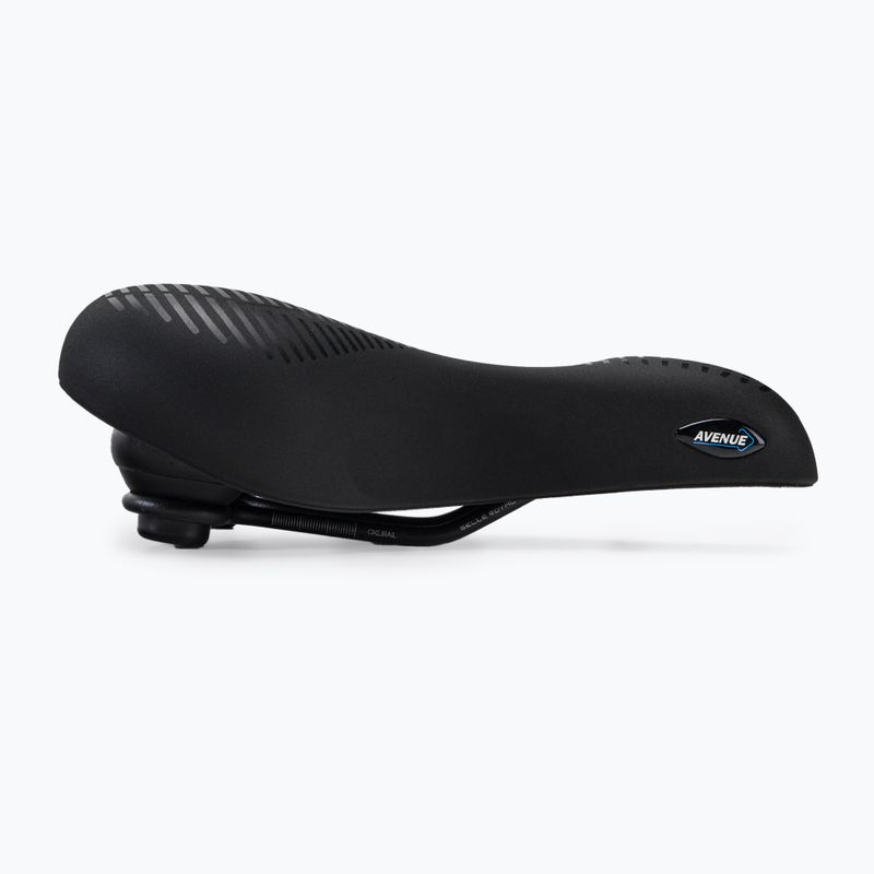 Велосідло гелеве з еластомерами чоловіче Selle Royal Classic Moderate 60st. Avenue чорне 8466HGCA38096 2