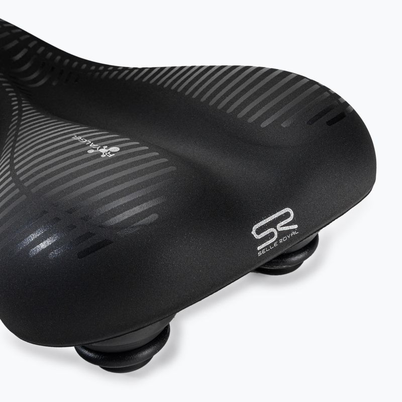 Велосідло гелеве з еластомерами чоловіче Selle Royal Classic Moderate 60st. Avenue чорне 8466HGCA38096 5