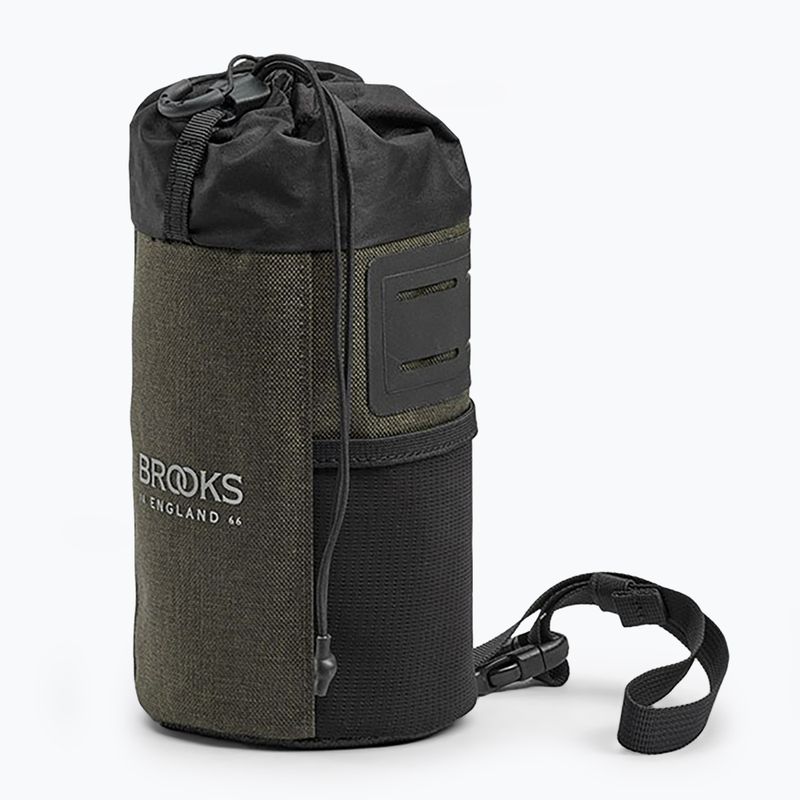 Сумка велосипедна на кермо Brooks England Scape Feed Pouch 1 л mud green 2