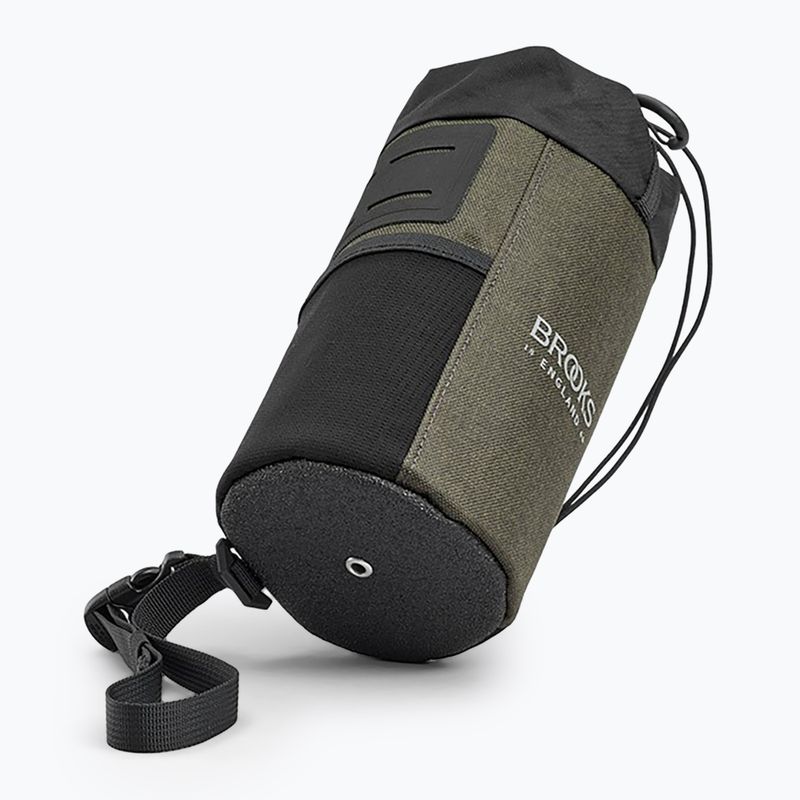 Сумка велосипедна на кермо Brooks England Scape Feed Pouch 1 л mud green 3