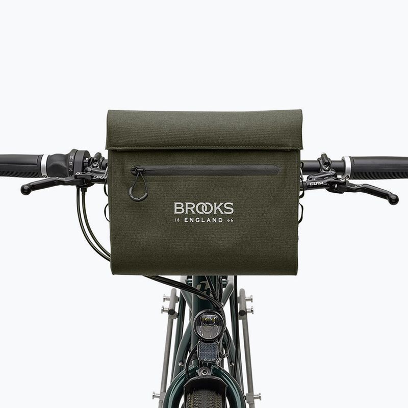 Сумка велосипедна на кермо Brooks England Scape Case 8 л mud green 6