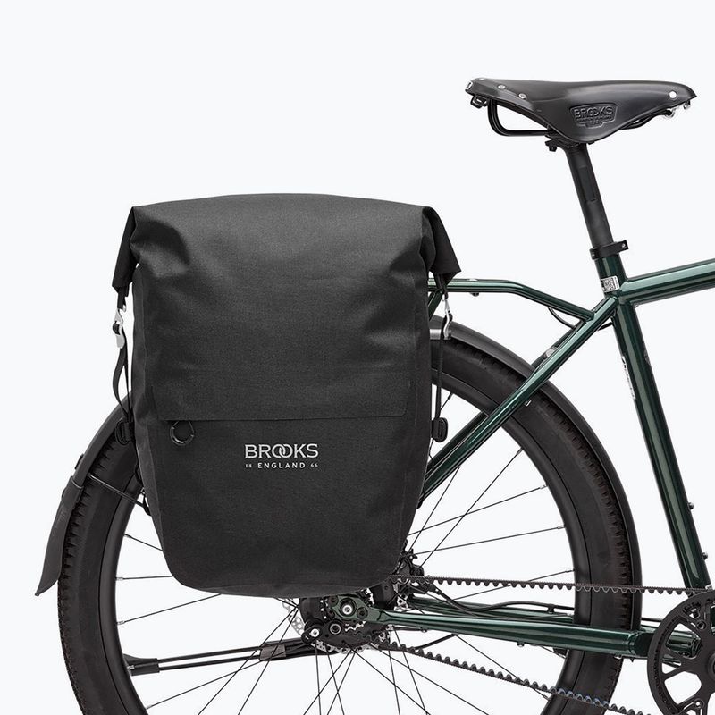Сумка велосипедна Brooks England Scape Pannier Large 18-22 л black 6