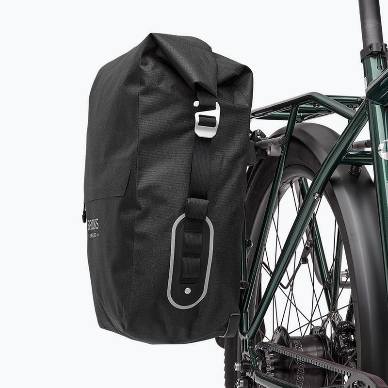 Сумка велосипедна Brooks England Scape Pannier Large 18-22 л black 7