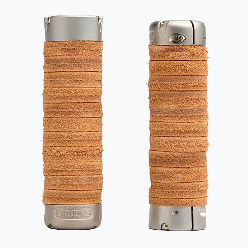 Ручки керма Brooks England Plump Leather honey 4