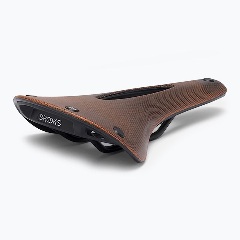Сідло велосипедне Brooks England C17 Carved orange 4