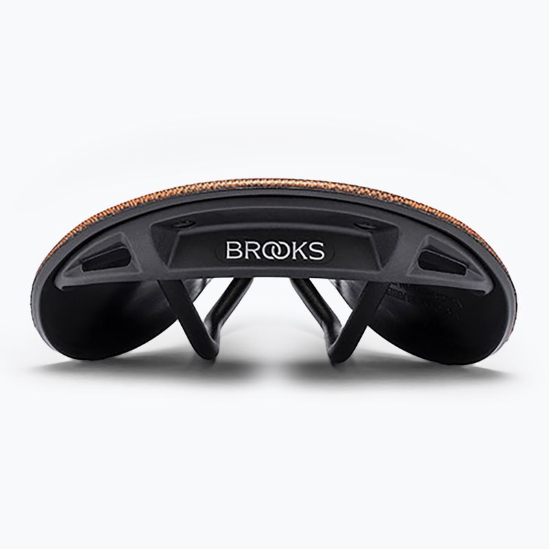 Сідло велосипедне Brooks England C17 Carved orange 6