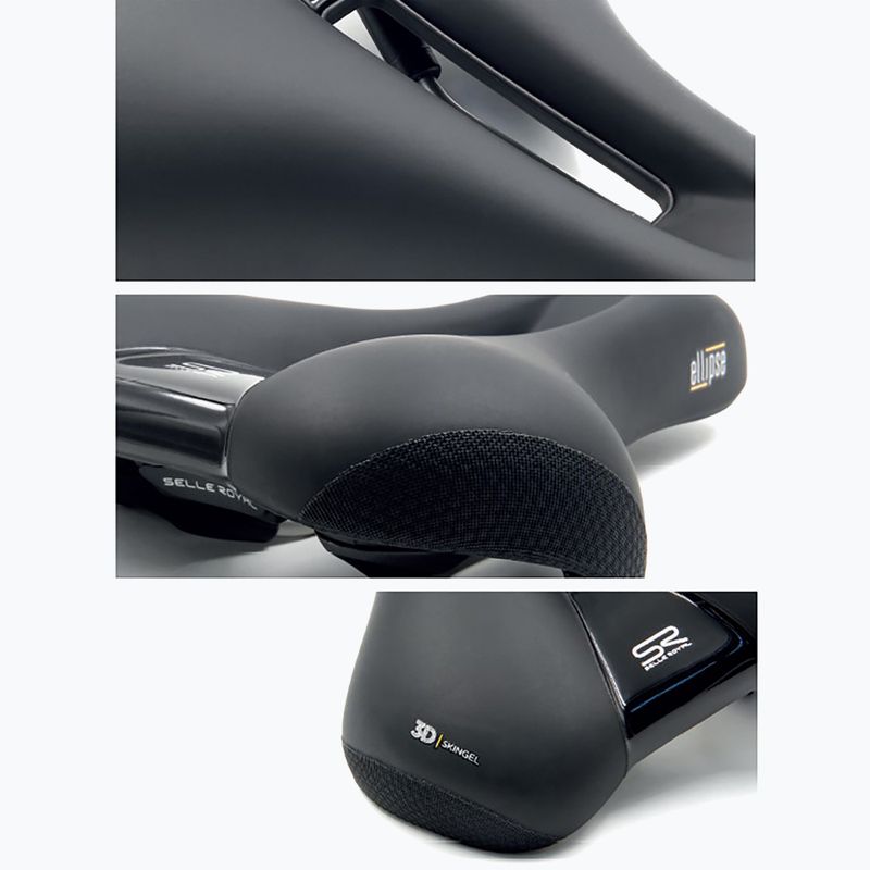 Велосипедне сідло Selle Royal Premium Moderate 60st. Ellipse black 7