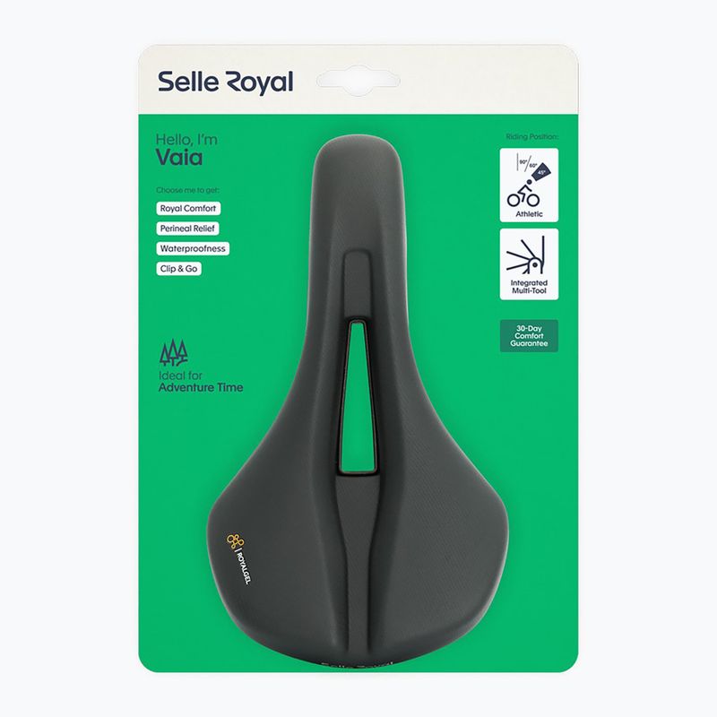 Сідло велосипедне Selle Royal Vaia Athletic 45St. black 6