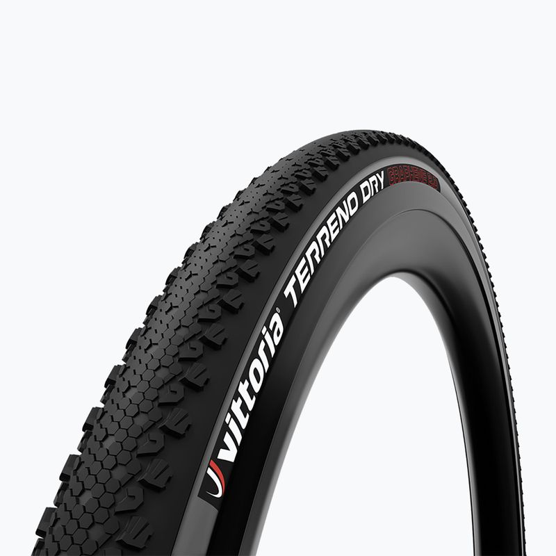Велосипедна шина Vittoria Gravel Terreno Dry G2.0 TNT чорна/антрацит