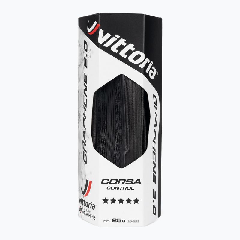 Шина Vittoria Corsa Control G2.0 700x25C складна чорна 11A.00.103 2