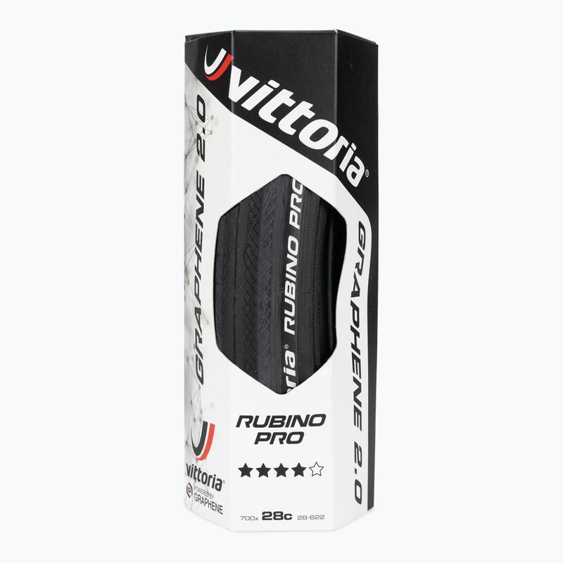 Шина велосипедна Vittoria Rubino Pro G2.0 700 x 28C чорний 2