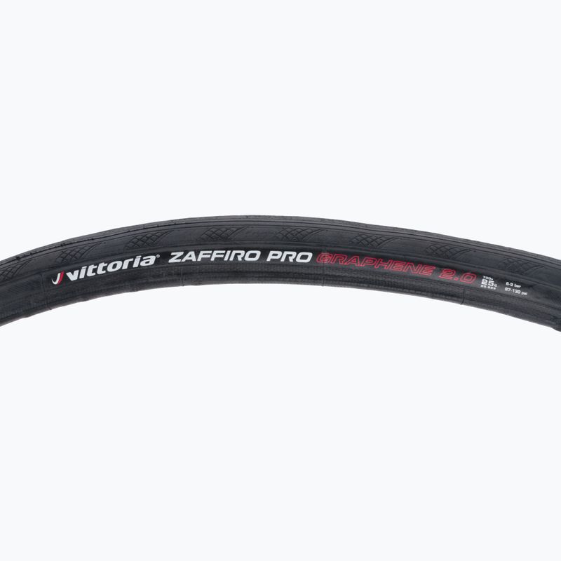 Велосипедна шина Vittoria Zaffiro Pro V G2.0 700 x 25C чорна 3