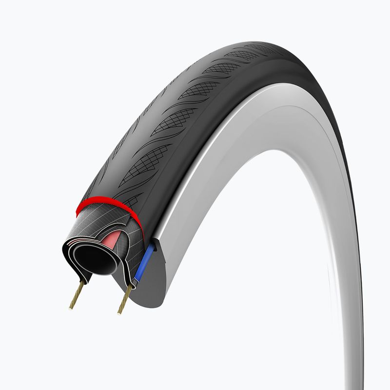 Шина велосипедна Vittoria Rubino V G2.0 700 x 28C чорний/бежевий 4