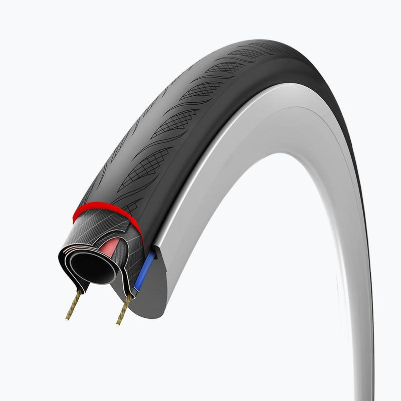 Шина велосипедна Vittoria Rubino V G2.0 700 x 30C чорний/бежевий 4