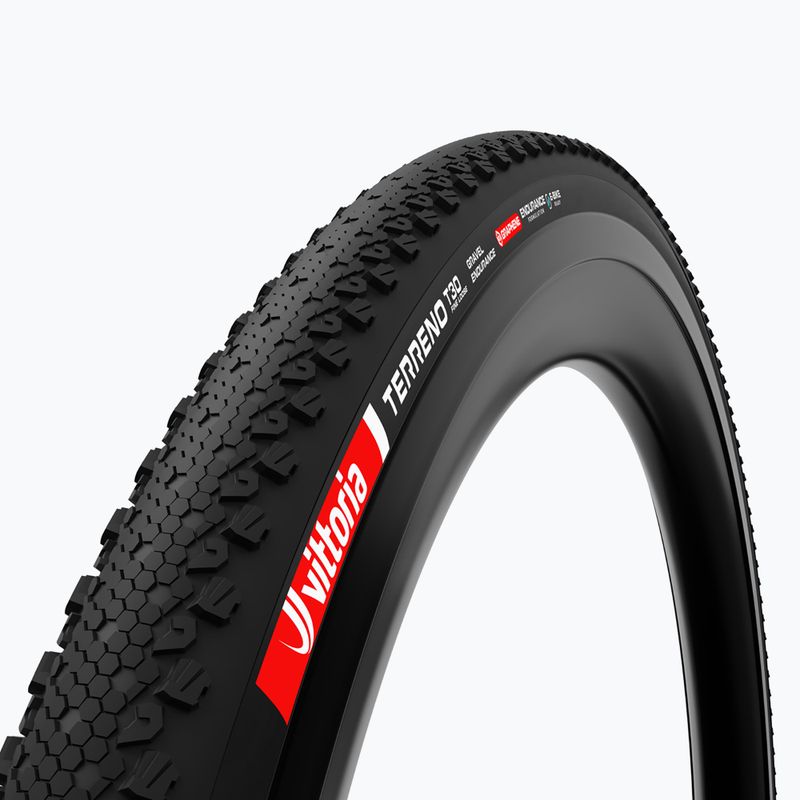 Шина велосипедна Vittoria Terreno T30 G2.0 TLR Gravel Endurance 700x37c чорний/коричневий 2