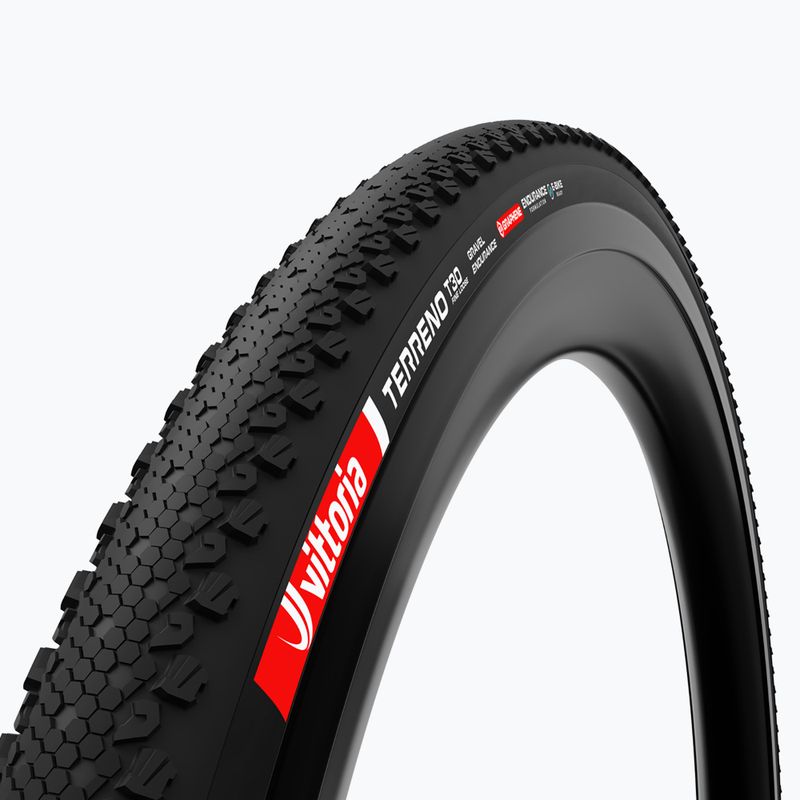 Шина велосипедна Vittoria Terreno T30 G2.0 TLR Gravel Endurance 700x40c чорний/коричневий