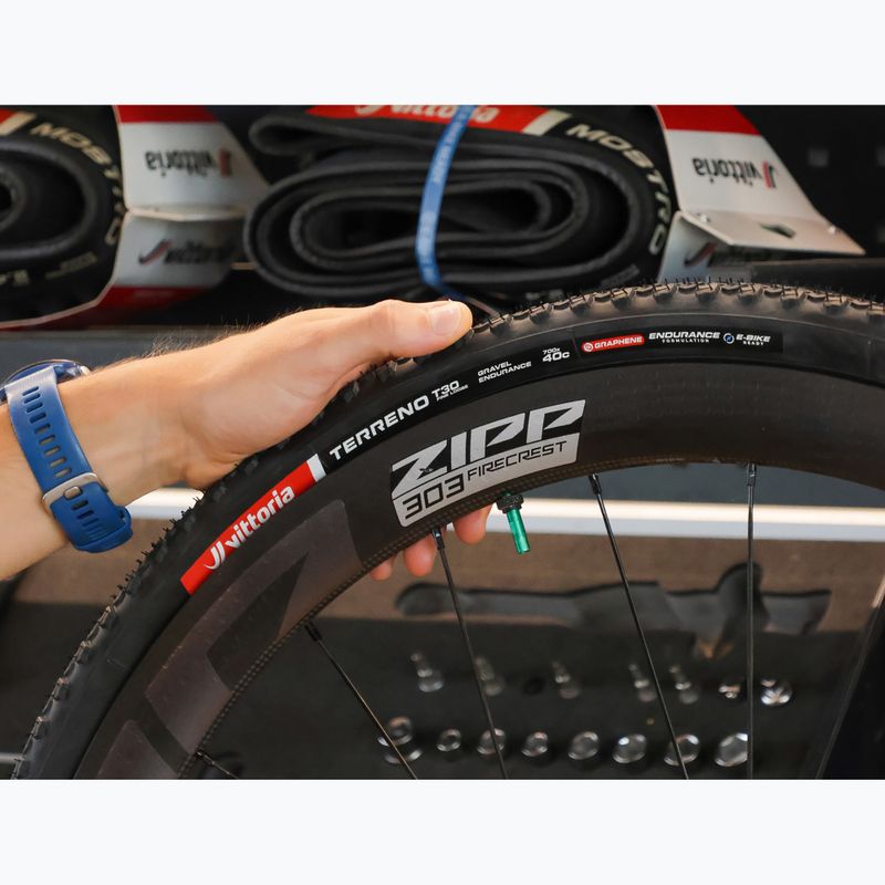 Шина велосипедна Vittoria Terreno T30 G2.0 TLR Gravel Endurance 700x40c чорний 6