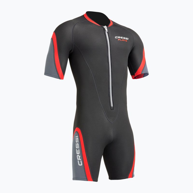 Гідрокостюм жіночий Cressi Playa Shorty 2.5 мм black/red 2