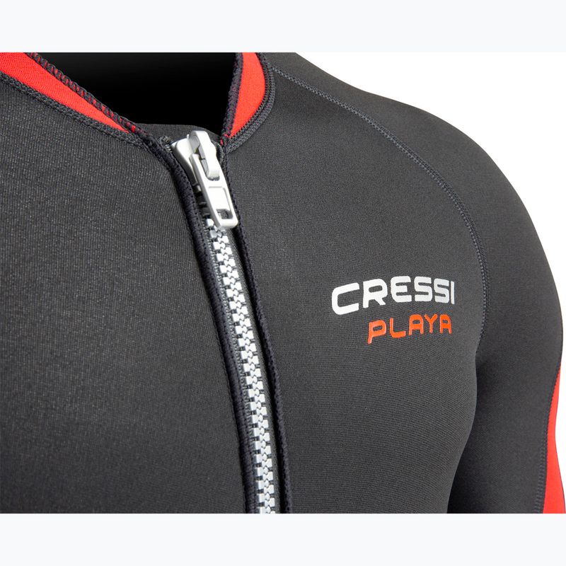 Жіночий гідрокостюм Cressi Playa Shorty 2.5 мм чорний/червоний 6