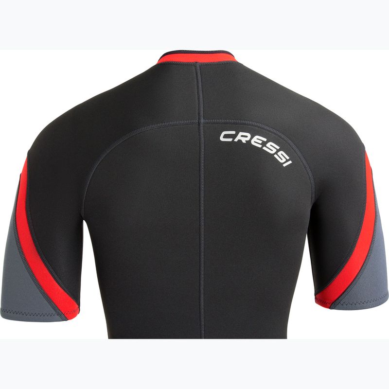 Жіночий гідрокостюм Cressi Playa Shorty 2.5 мм чорний/червоний 8