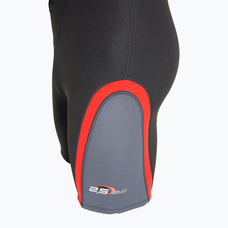 Жіночий гідрокостюм Cressi Playa Shorty 2.5 мм чорний/червоний 9