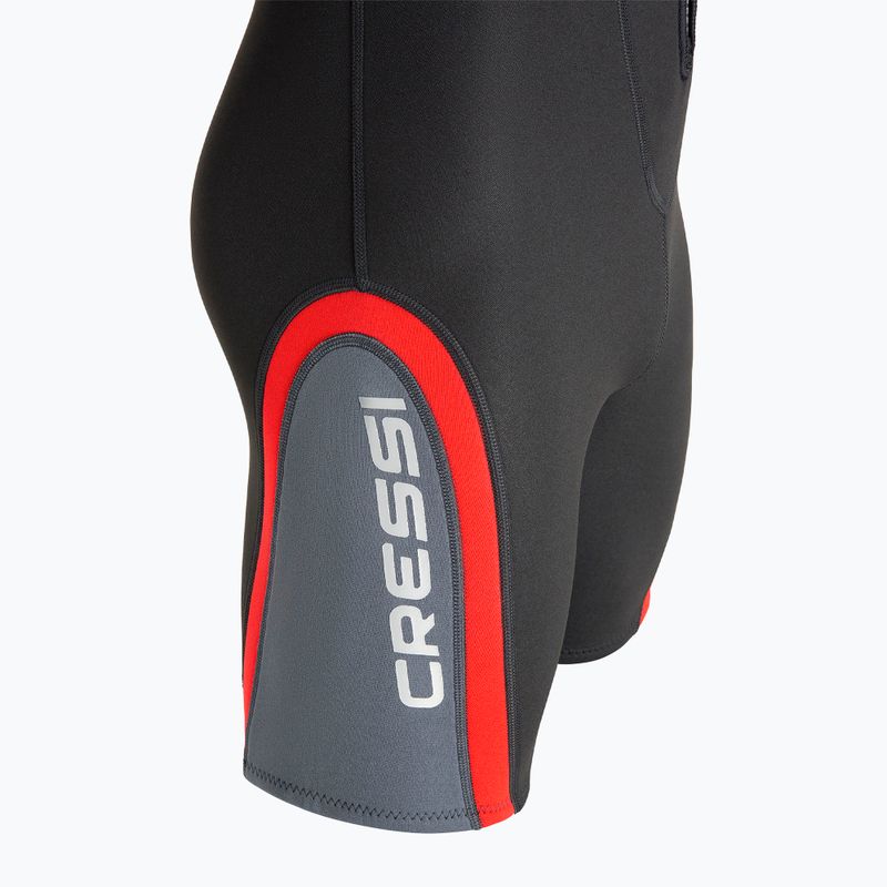 Жіночий гідрокостюм Cressi Playa Shorty 2.5 мм чорний/червоний 10