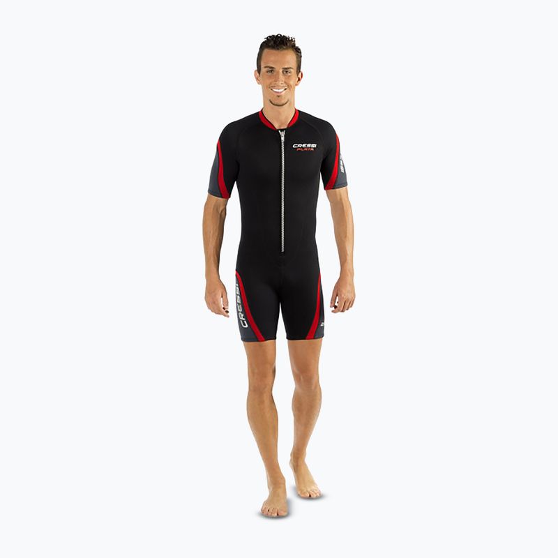 Чоловічий гідрокостюм для плавання Cressi Playa Shorty 2.5 mm black/red 11