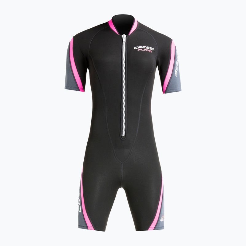Гідрокостюм жіночий Cressi Playa Shorty 2.5 мм black/pink