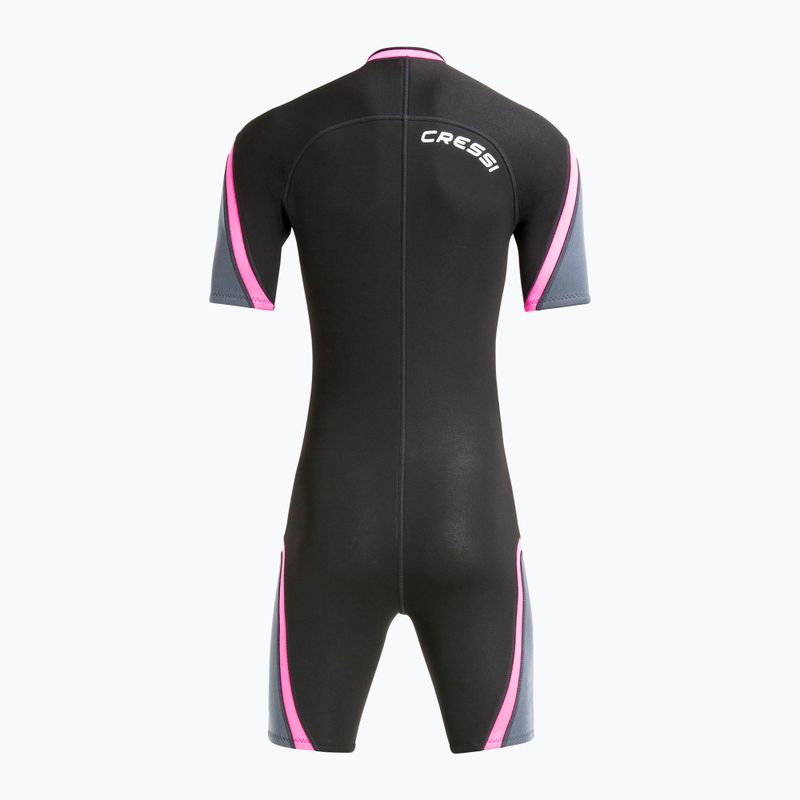 Гідрокостюм жіночий Cressi Playa Shorty 2.5 мм black/pink 2
