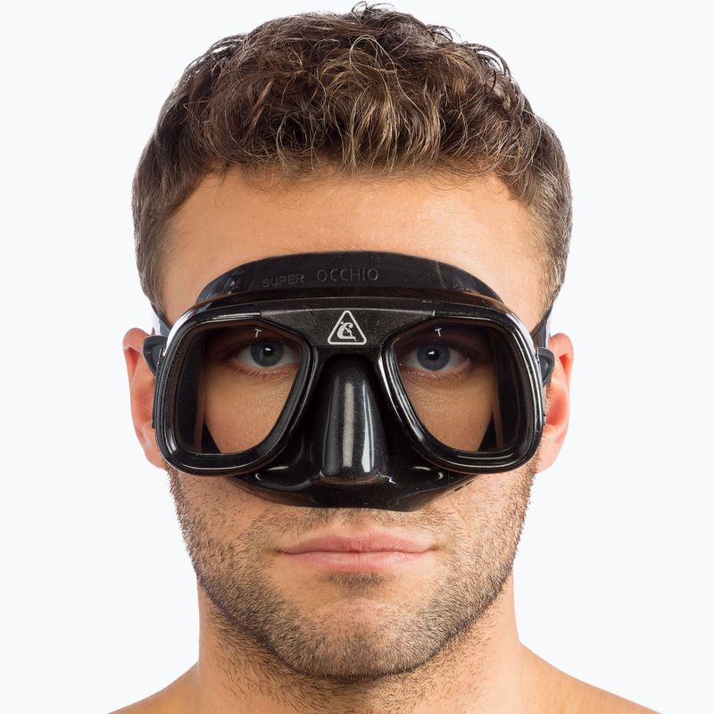 Маска для дайвінгу Cressi САПerocchio black/black 5