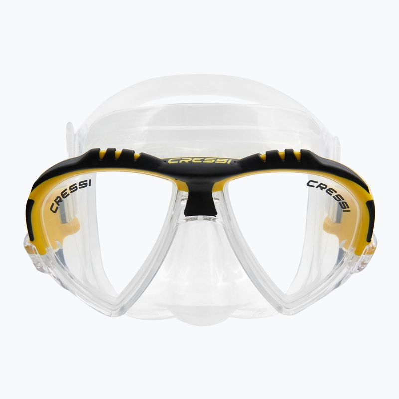 Маска для дайвінгу Cressi Matrix clear/yellow 2