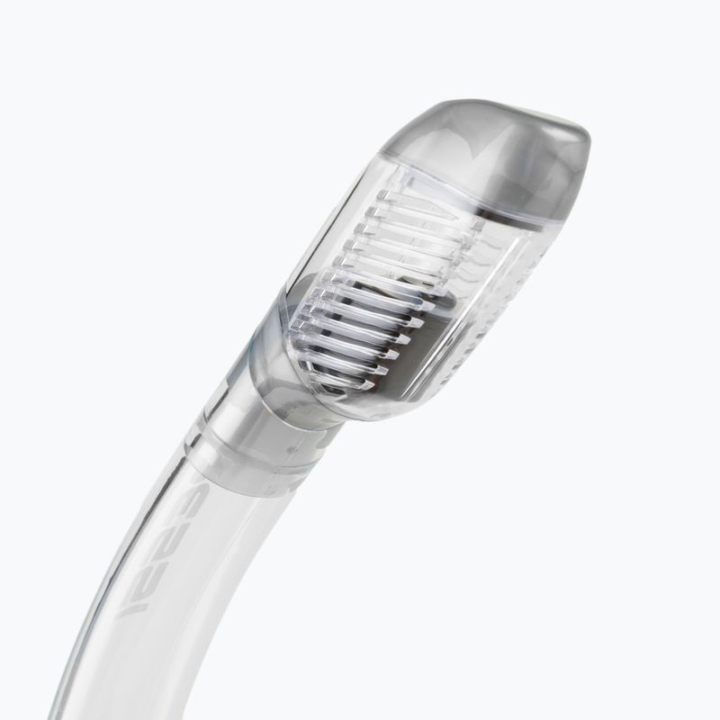 Трубка для дайвінгу Cressi Dry clear/silver 2