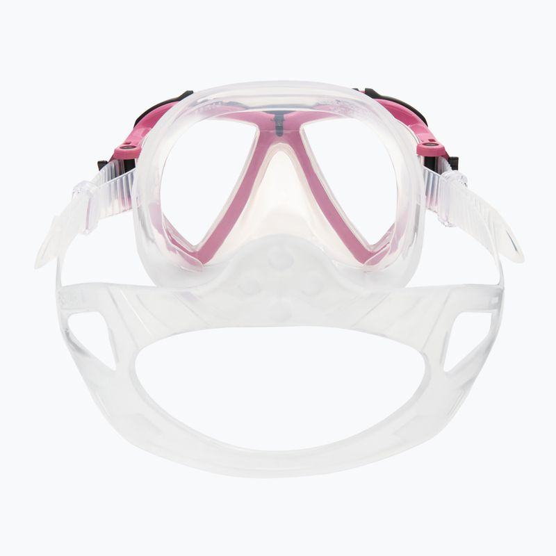 Маска для дайвінгу Cressi Lince clear/pink 5